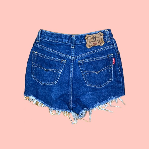 Very Rare 80s Vintage Gals from Wrangler Jean Shorts Cutoff Wrangler japan - Picture 6 of 8